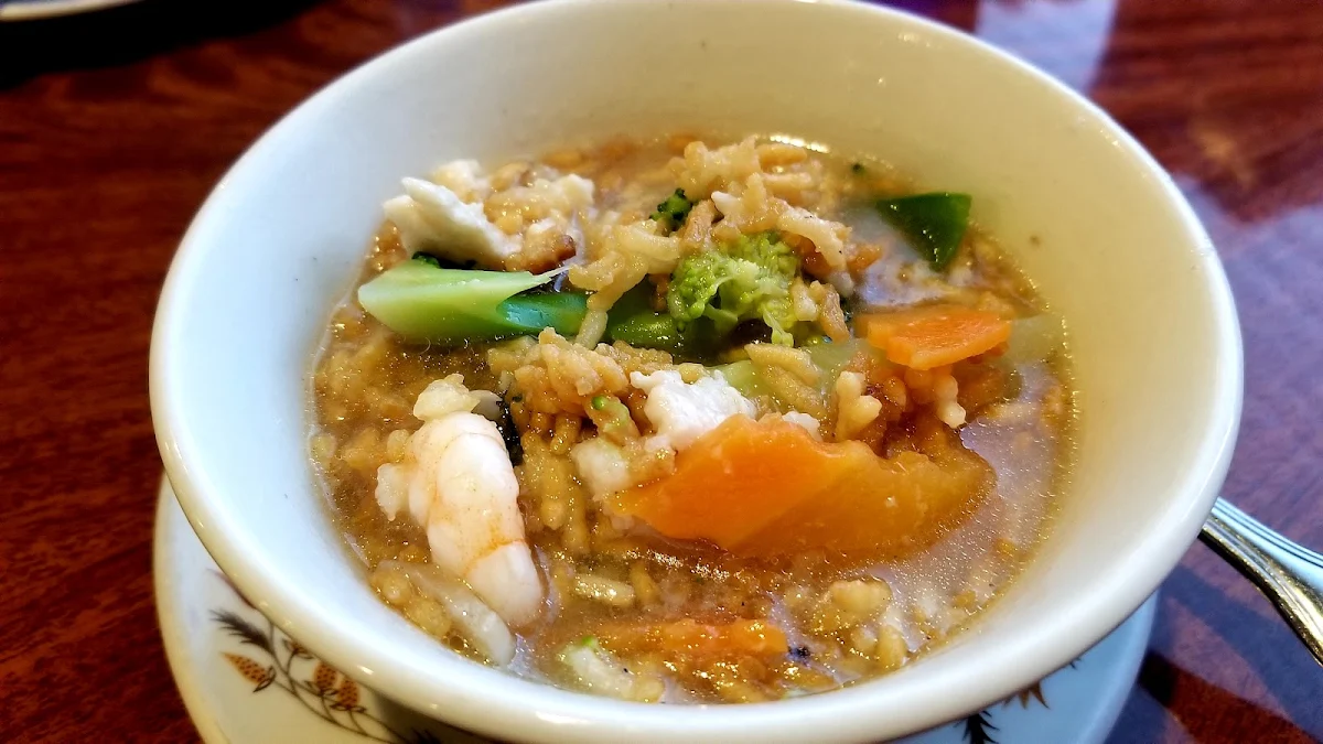 sizzling rice soup 锅巴汤